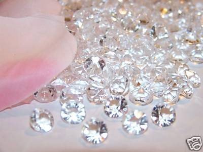 Wedding Bliss Lot de 400 cristaux pour décoration de table en forme de diamants transparent 8 mm code EAN 5033601869566 