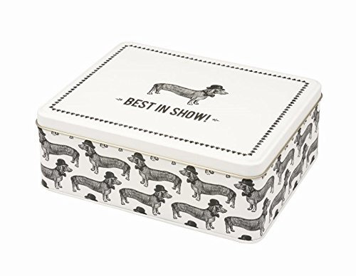 Alice Scott Boîte À Biscuits Rectangulaire Motif Teckel « Best in Show » (20 x 10,5 x 7,5 cm) 5033735136701 (5033735136701)