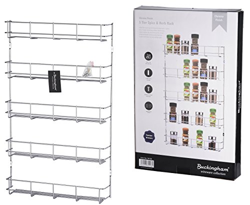 5 étages pour pots à épices et herbes