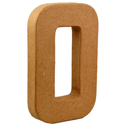 Country Love Crafts 8,25 20,5 cm 3D en Papier mâché en forme de lettre "O 5034340050918 Country Love Crafts Papier Mache