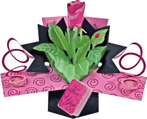 Carte de voeux pop up anniversaire