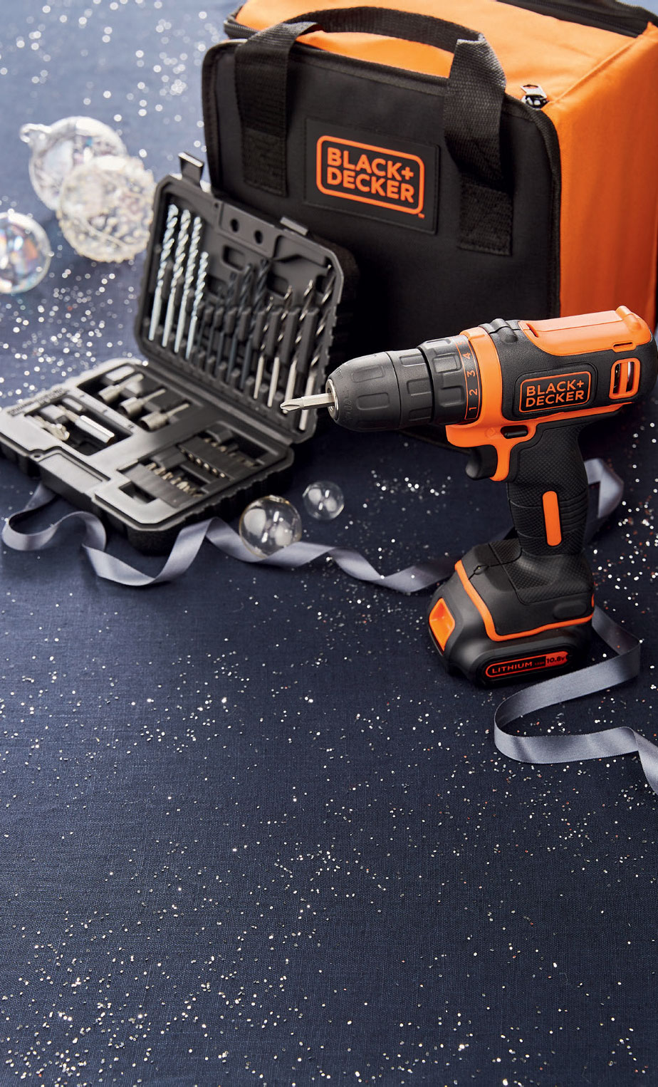 PERCEUSE SANS FIL + COFFRET BLACK & DECKER