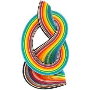 Quilling papier 3mm, paquet de 175 - Couleurs d...