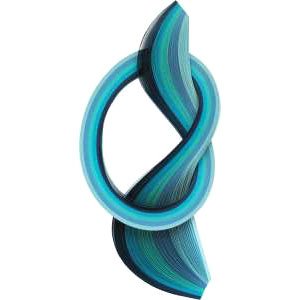 Quilling papier 3mm, paquet de 100 - Couleurs bleu