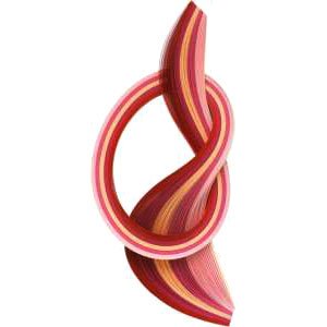 Quilling papier 3mm, paquet de 100 - Couleurs r...