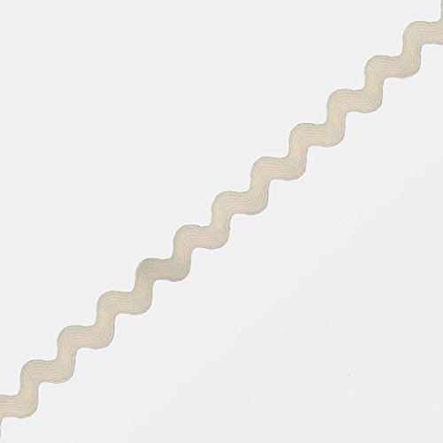 14 mm Ric Rac/naturel - par mètre de longueur