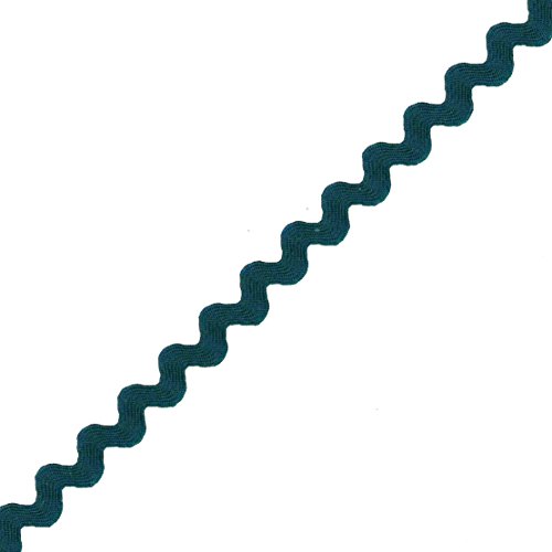 14 mm Ric Rac Bordure Vert forêt - par mètre de...