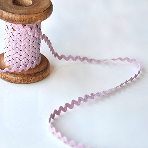 8 mm Ric Rac/lilas - par mètre de longueur