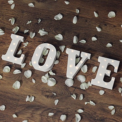Festive Lights Love Lumineux Décoration 30 LED à Piles Éclairage Blanc Chaud par Festive Lights code EAN 5035895159477 