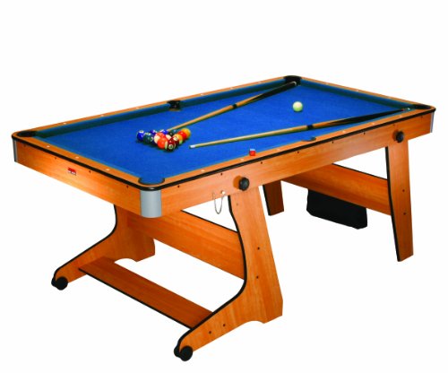 6 ft table de billard pliable avec de tennis de...