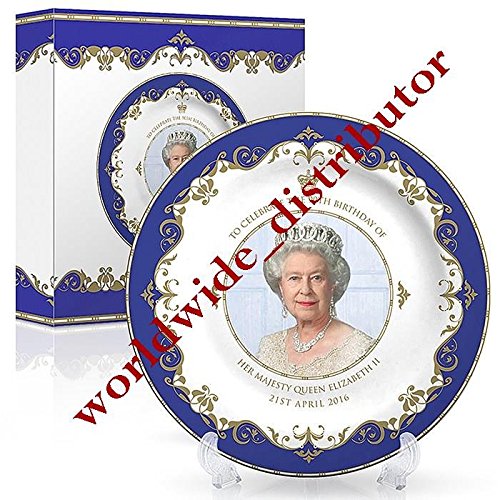 Reine Elizabeth II 90ème anniversaire Verre 11,...