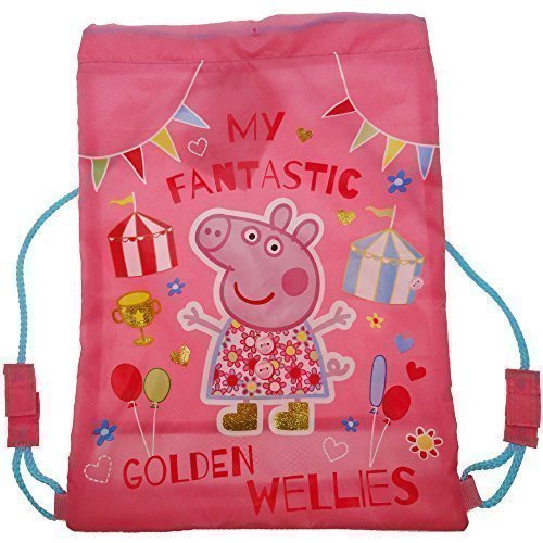 Sac De Sport À Cordons Rose Peppa Pig Bottes Do...
