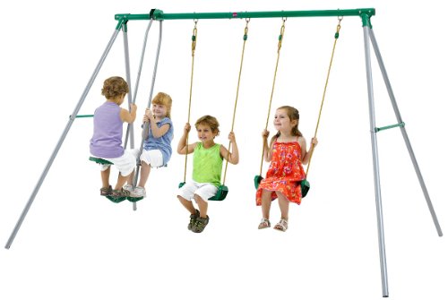 Plum Balancoire en métale Plum modèle Jupiter Double (2 assises & 1 balancelle) code EAN 5036523044462 