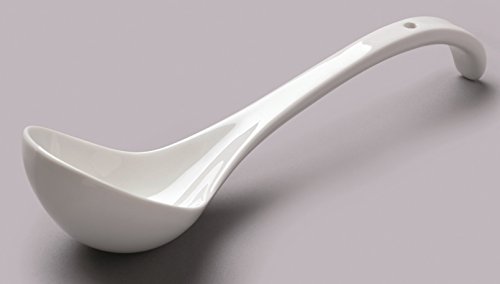 Céramique blanche louche 27cm