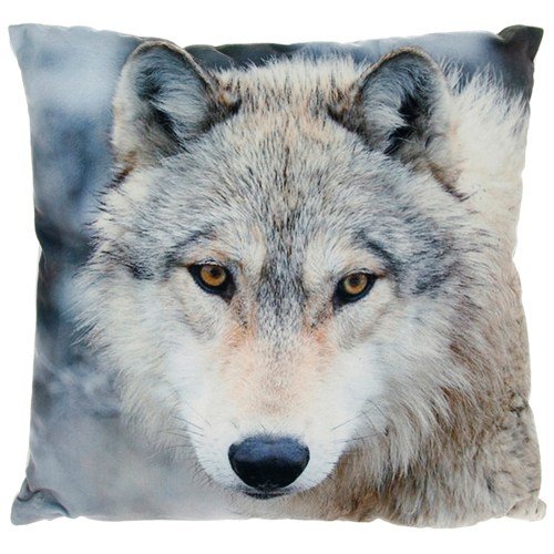Joe Davies Wolf Head Photo Print Cushion and Cover by Joe Davies code EAN 5036740299188 