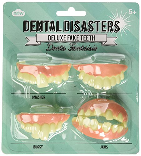 NPW Dentaire catastrophes deluxe faux dents (lot de 4) code EAN 5037200007299 