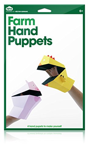 NPW Gifts Arts and crafts kids hand puppet farm pack 5037200008166 (5037200008166)