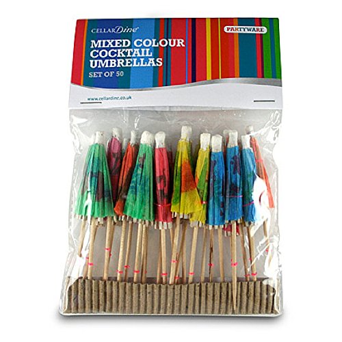 Lot de 50 parapluies à cocktail