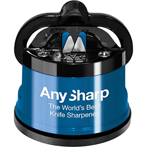 ANYSHARP AnySharp Aiguiseur de Couteaux avec Ventouse Bleu 5037430042534 (5037430042534)