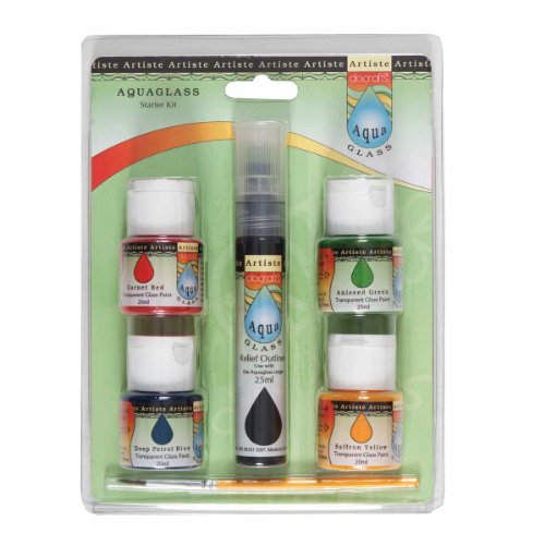 Artiste Aquaglass kit de peinture sur verre 5038041940509 (5038041940509)
