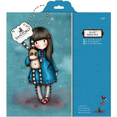 Docrafts Papier 30,5 x 30,5 cm, Santoro (Lot de...