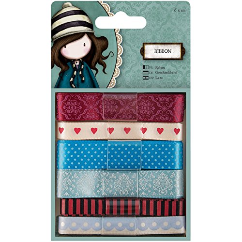 Docrafts 1 m ruban, Santoro (Lot de 6)