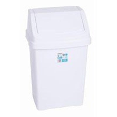 Casa poubelle swing blanc - 50 litres - 12518