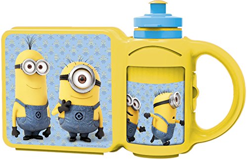 Les Minions ? Boite À Sandwich + Gourde En Plas...