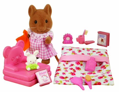 Sylvanian Families - la soirée pyjama d'evie - evie's sleepover (figurines et accessoires) code EAN 5038701046336 