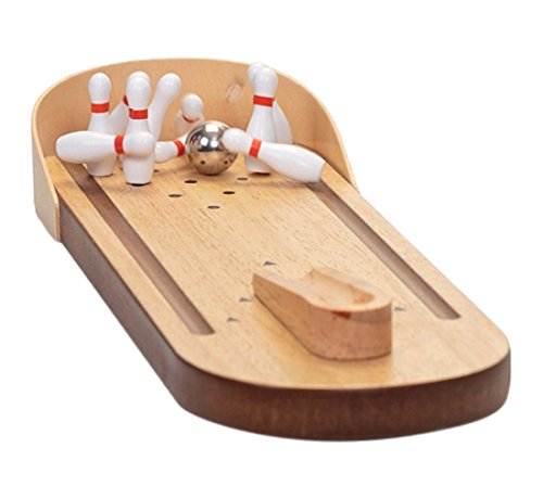 Tobar Classic games - desktop wooden miniature bowling alley code EAN 5038728101926 