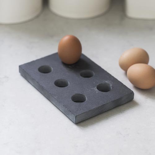 6 œufs Plateau - Ardoise
