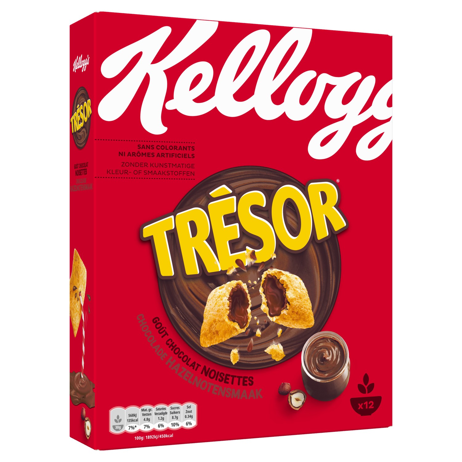 TRESOR Céréales trésor chocolat noisette 