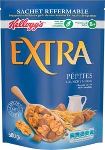 KELLOGG’S CÉRÉALES EXTRA PÉPITES code EAN 5050083516313 