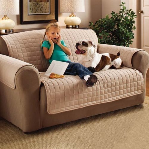 Protection matelassée résistante à l'eau, Beige...