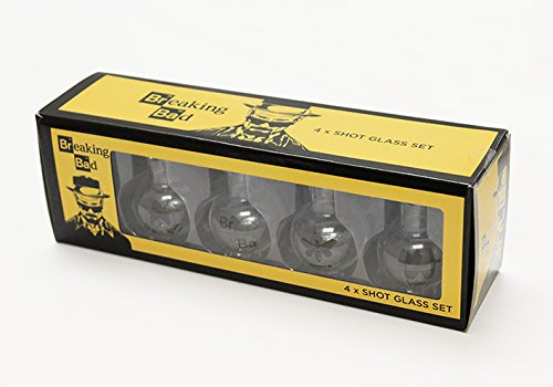 Gp85002 breaking bad (4 x shot verre set), verr...