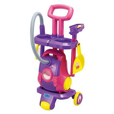 - chariot de nettoyage de peppa et accessoires