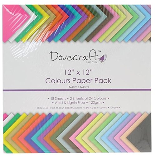 Feuilles de papier de couleurs assorties 30,5 x...