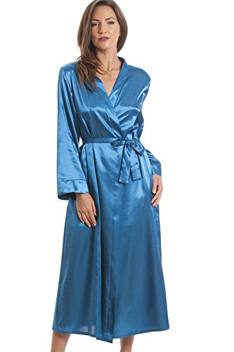 Robe de chambre de luxe en satin - dentelle - s...