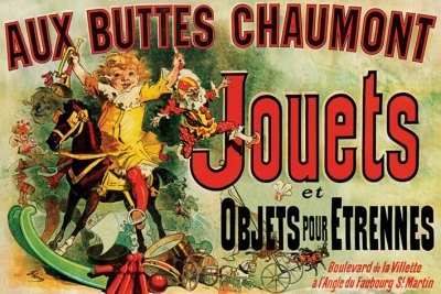 Poster Revolution Affiche jouets Aux Buttes Chaumont (91x61cm) code EAN 5050574319539 