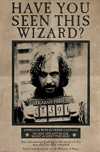 Maxi poster 61 x 91,5 cm wanted sirius black