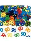 Confetti 90 ans ans numéro de carte Table Confetti Confettis Idéal pour les fêtes d'anniversaire et fêtes code EAN 5050708195664 