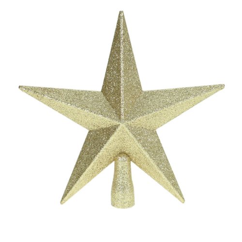 Glitter Star Christmas Tree Topper - Gold (20cm...