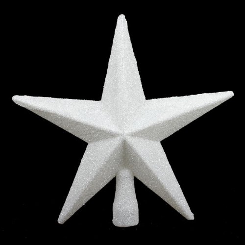 Christmas Direct Blanc-Glitter Star Sapin de Noël - 20 cm 5050882335856 (5050882335856)