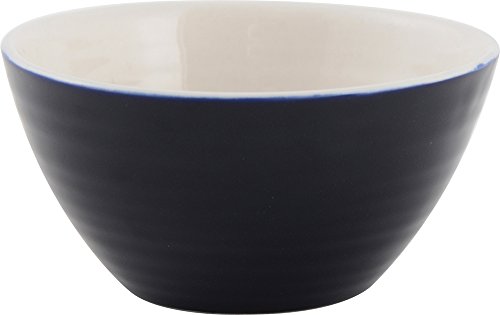 The wanderer collection bol en grès strié bleu