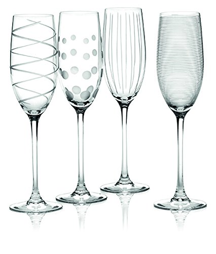 Mikasa cheers flûtes à champagne-cristal-lot de 4