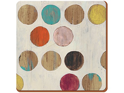 Retro spot de sous-verres envers en liège, bois...