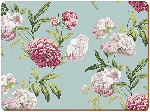 Lot de 4 sets de table dessous en liège motif f...