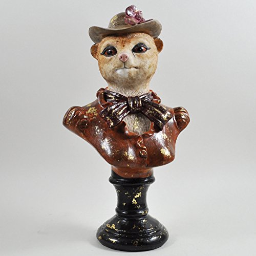 Fiesta Dapper Animaux suricate décoration fantaisie Lady unique poitrine Vêtements Vintage Style Steampunk - Fantaisie - 29 cm code EAN 5051071412334 