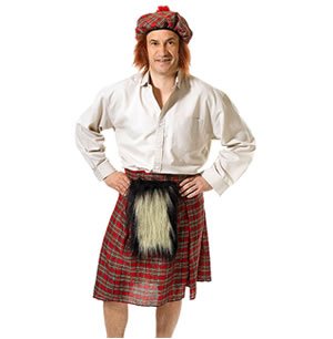 Scots Kilt + Hat