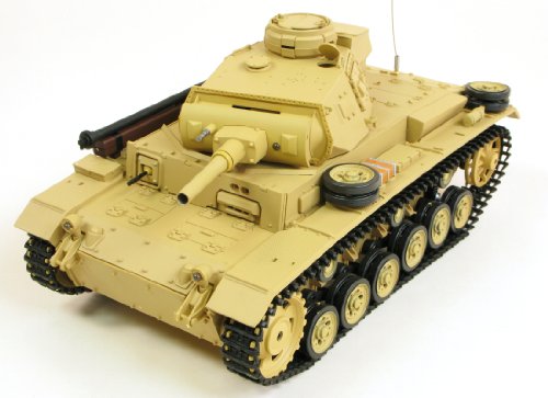 Heng Long Char Tauch panzer tiger III sable megahit 1/16 SOn et Fumée (3849-1) code EAN 5051121143652 